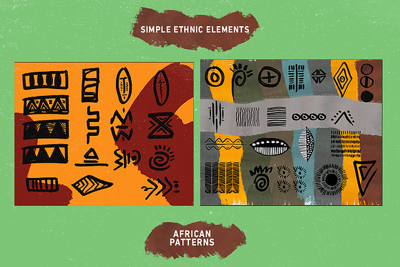 Hand Drawn African Ethnic Patterns in Patterns - product preview 14