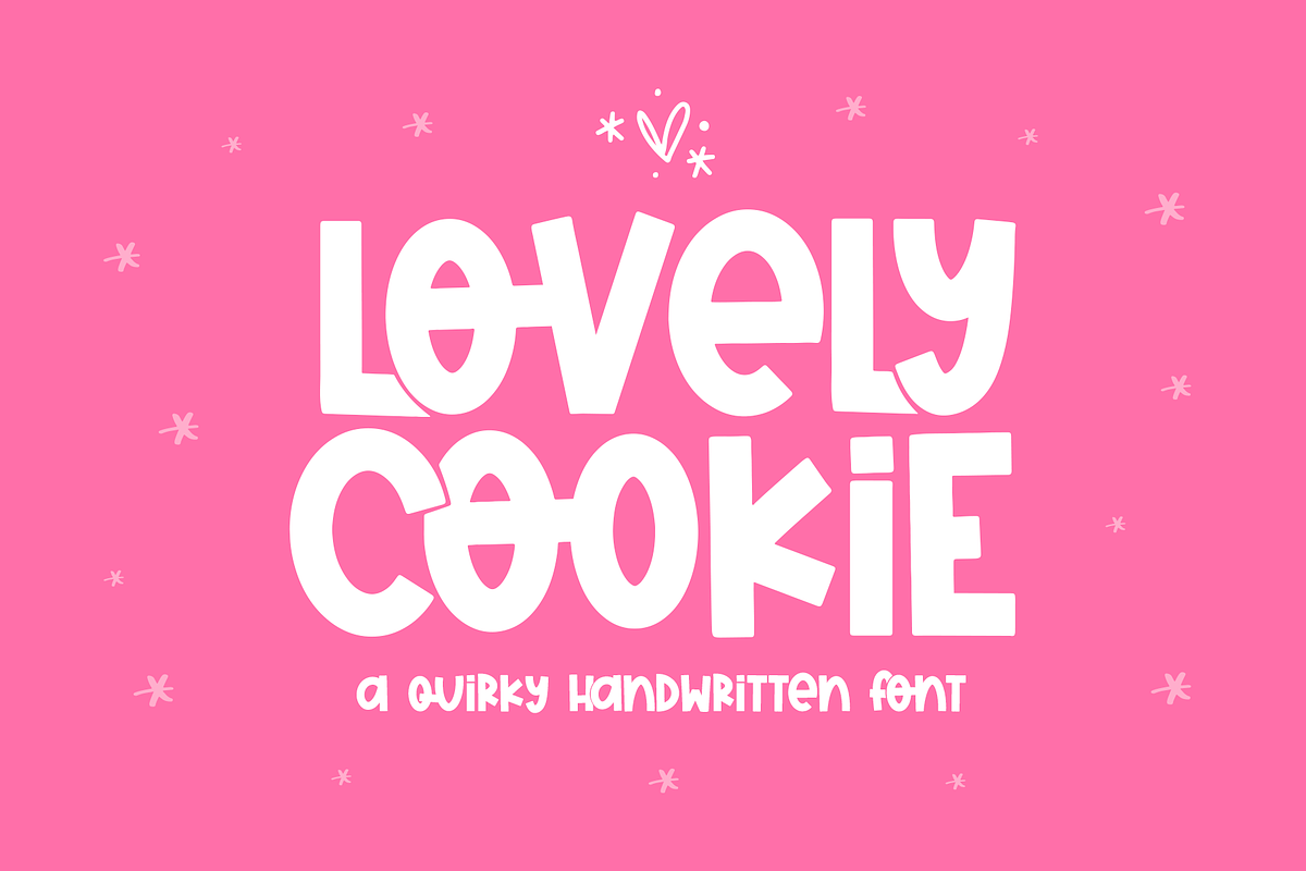 Lovely Cookie | Handwritten Font in Display Fonts - product preview 8