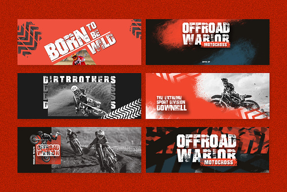 Offroad Facebook Cover Templates in Facebook Templates - product preview 5