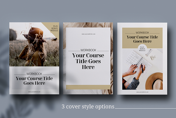 eCourse Workbook Canva template in Magazine Templates - product preview 3