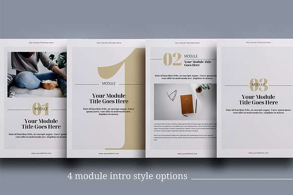 eCourse Workbook Canva template in Magazine Templates - product preview 5