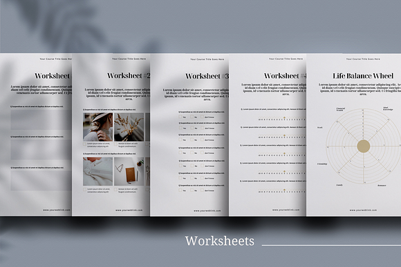eCourse Workbook Canva template in Magazine Templates - product preview 7
