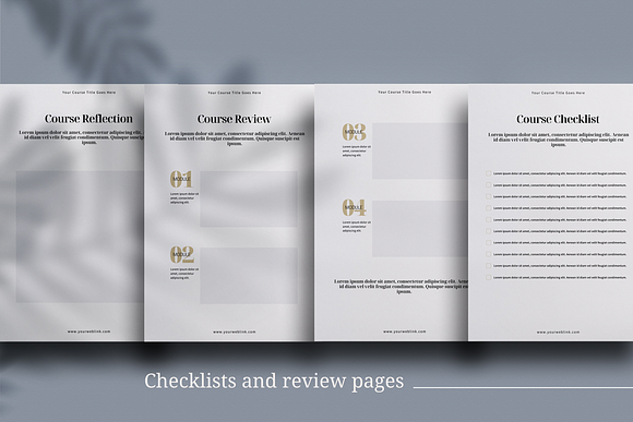 eCourse Workbook Canva template in Magazine Templates - product preview 8