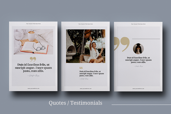 eCourse Workbook Canva template in Magazine Templates - product preview 10