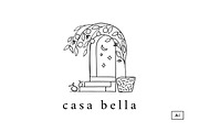 Casa Bella Logo Template