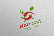 Chili Food Logo  Restaurant, Cafe 96