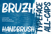 Bruzh - Handbrush Font