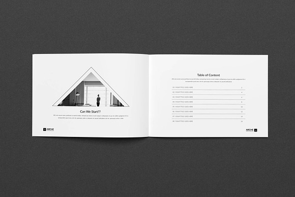 Light Architecture Brochure in Brochure Templates - product preview 4