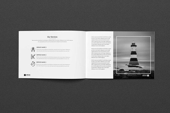 Light Architecture Brochure in Brochure Templates - product preview 7