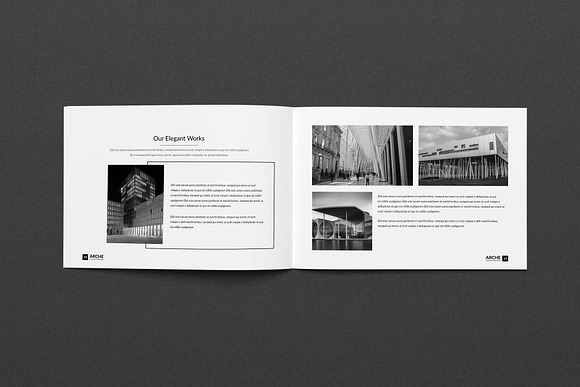 Light Architecture Brochure in Brochure Templates - product preview 9