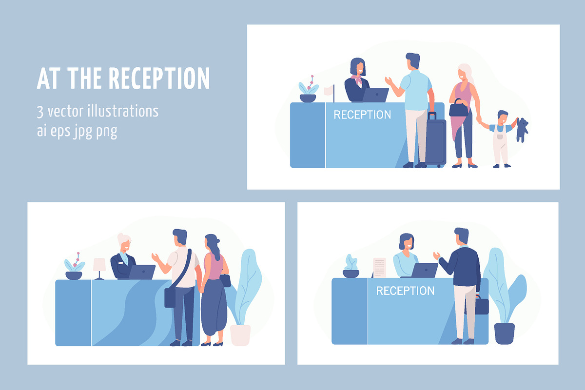 At the reception in Illustrations - product preview 8