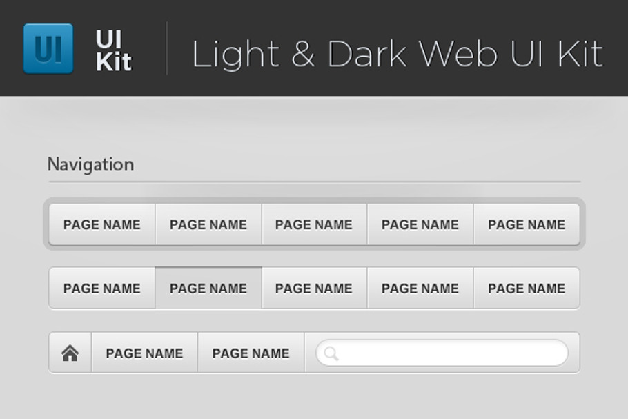Light & Dark Web UI Starter Kit