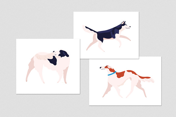 Dogs set in Illustrations - product preview 1