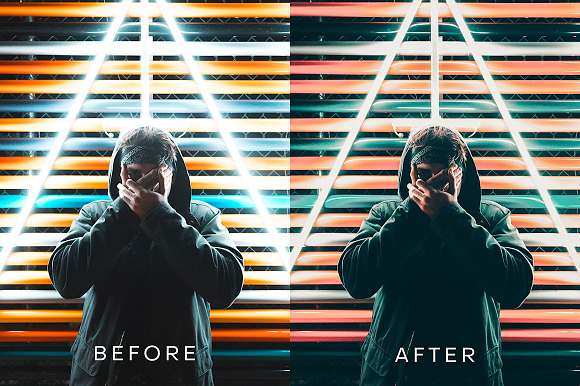 Cyberpunk Futuristic Lightroom 2 in Add-Ons - product preview 2