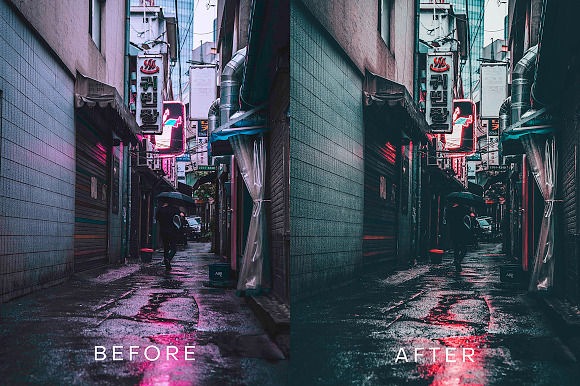 Cyberpunk Futuristic Lightroom 2 in Add-Ons - product preview 4