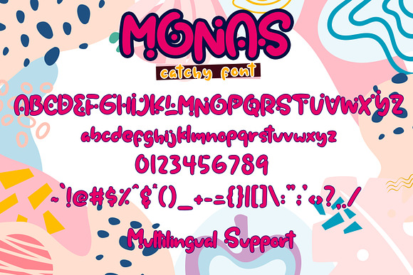Monas - Catchy Font in Display Fonts - product preview 6