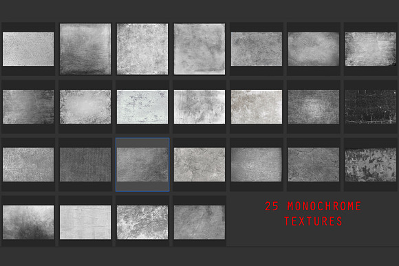 25 monochrome BW Textures in Textures - product preview 1