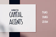 Capital Accents font