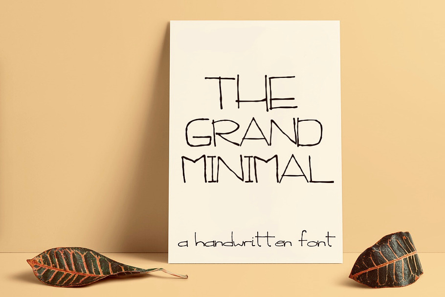 The Grand Minimal Font in Fonts - product preview 8
