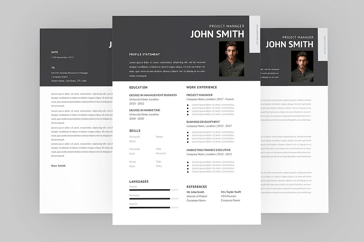 Jhon Project Resume Designer in Resume Templates - product preview 8