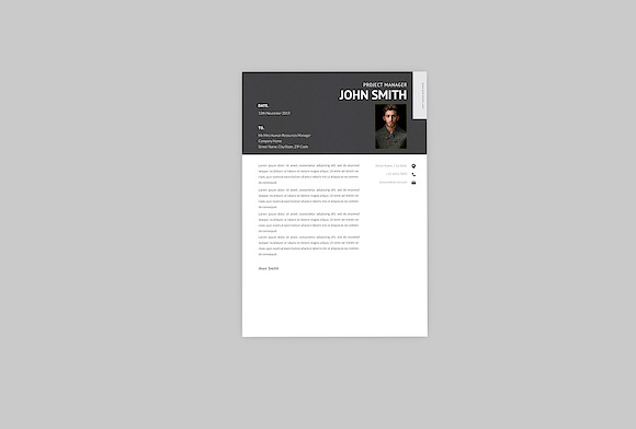 Jhon Project Resume Designer in Resume Templates - product preview 1