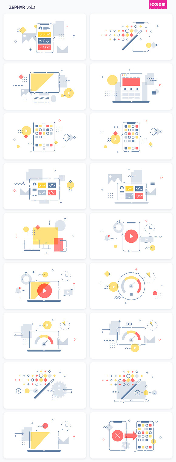 Zephyr 03 - Devices in Illustrations - product preview 1