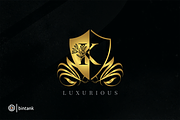 Premium Luxury King Shield K Logo