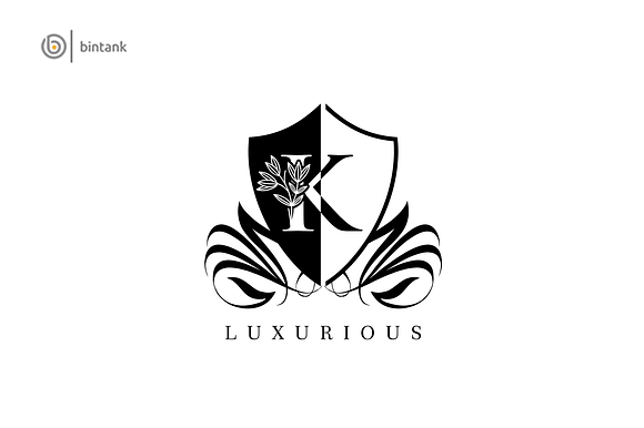 Premium Luxury King Shield K Logo in Logo Templates - product preview 1