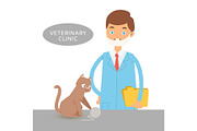 Veterinary doctor in veterinary