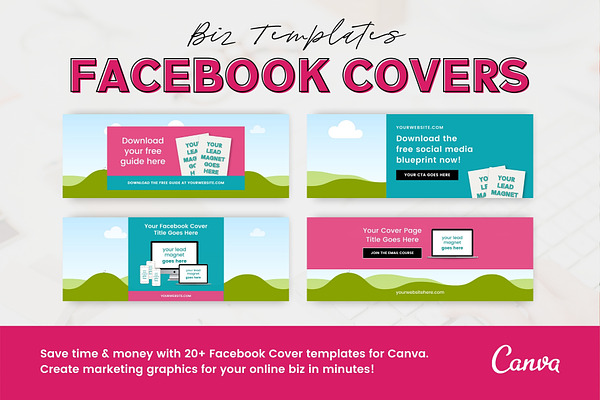 20+ Canva Facebook Cover Templates