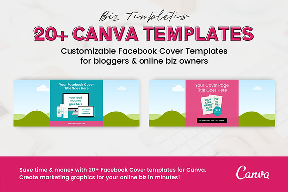 20+ Canva Facebook Cover Templates in Facebook Templates - product preview 1