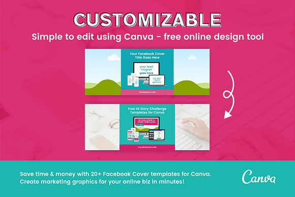 20+ Canva Facebook Cover Templates in Facebook Templates - product preview 2