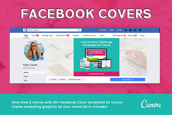 20+ Canva Facebook Cover Templates in Facebook Templates - product preview 5