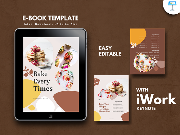 UPDATE! v2.4 eBook Template Keynote in Brochure Templates - product preview 15