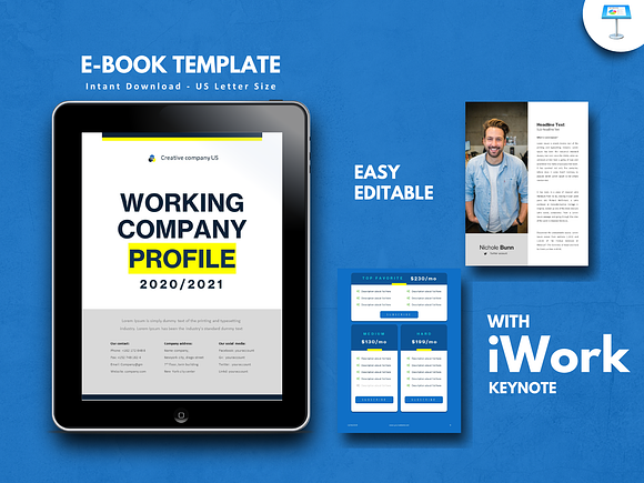 UPDATE! v2.4 eBook Template Keynote in Brochure Templates - product preview 21