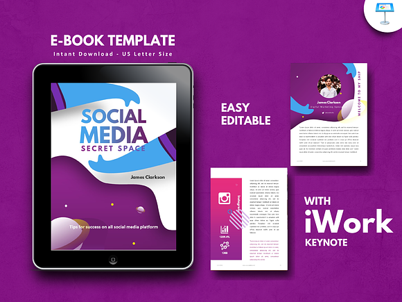 UPDATE! v2.4 eBook Template Keynote in Brochure Templates - product preview 23