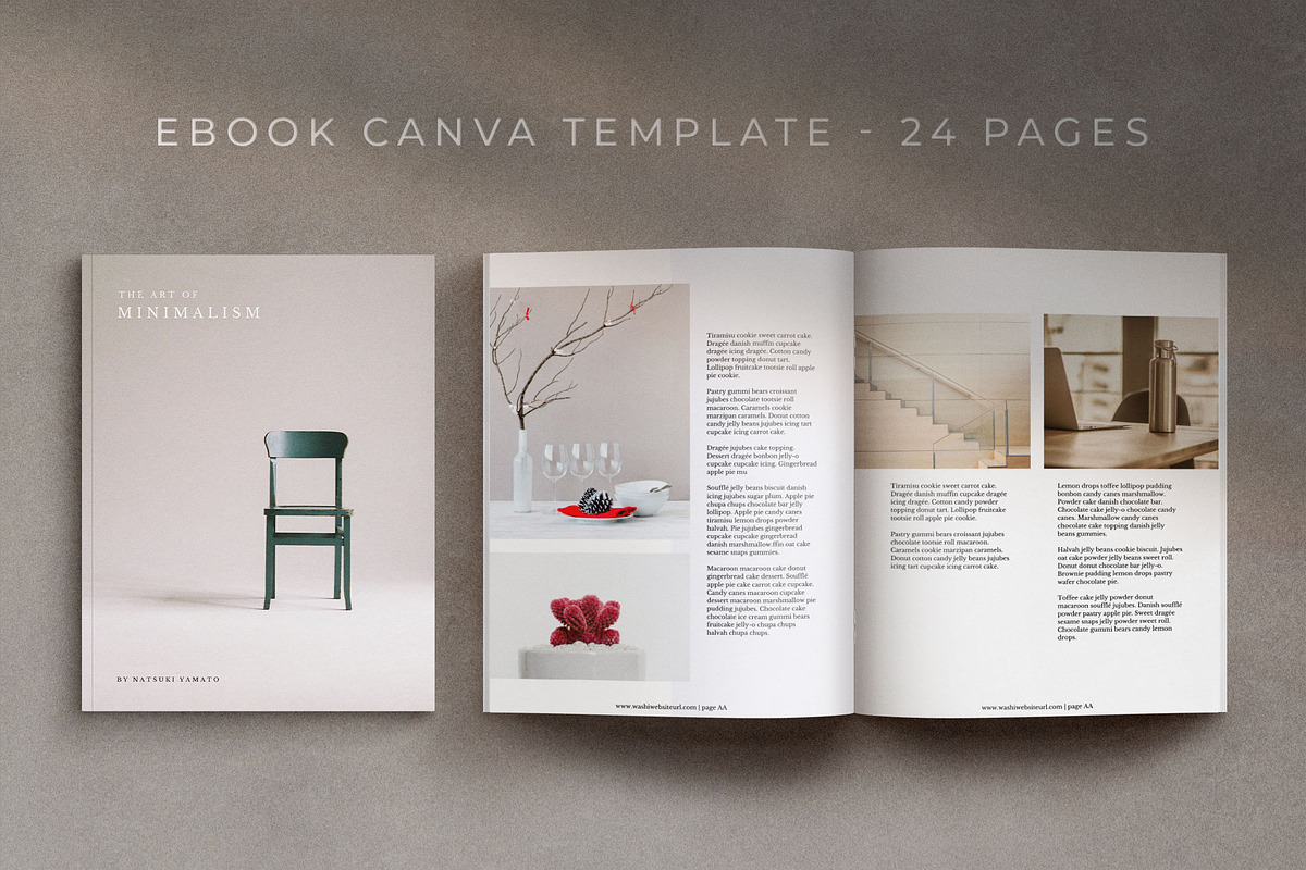 eBook/Magazine Canva Template- Washi in Magazine Templates - product preview 8