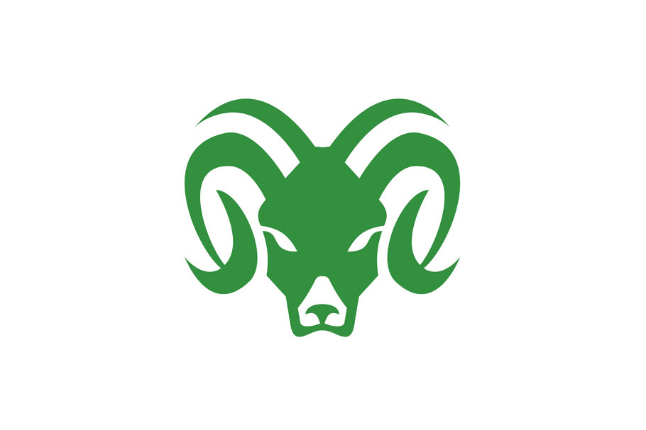 Bighorn Sheep Ram Head Front Icon