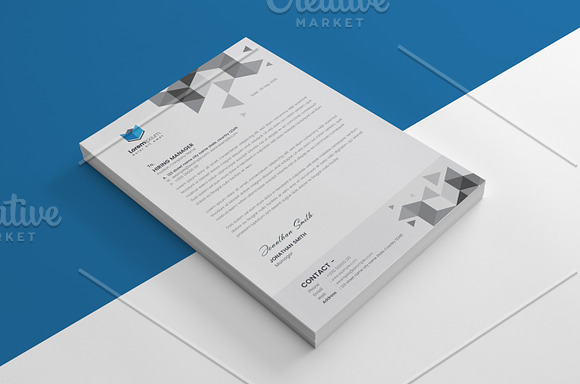 Clean Letterhead in Stationery Templates - product preview 2