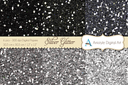 Glitter Silver-Digital Papers