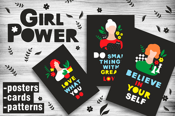 Girl power in Illustrations - product preview 4