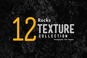 24 Rocks Texture backgrounds B/W