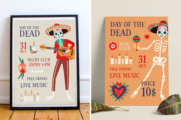 Day of the dead bundle in Illustrations - product preview 8