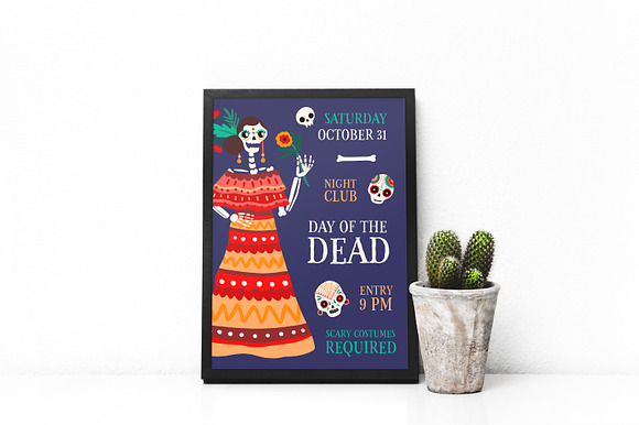 Day of the dead bundle in Illustrations - product preview 9