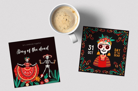 Day of the dead bundle in Illustrations - product preview 12
