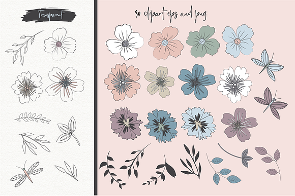 Vintage Blossoms in Illustrations - product preview 1
