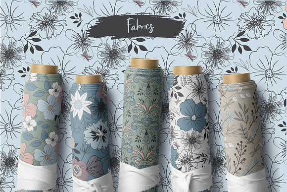 Vintage Blossoms in Illustrations - product preview 3