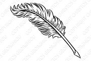 Quill Feather Ink Pen Icon