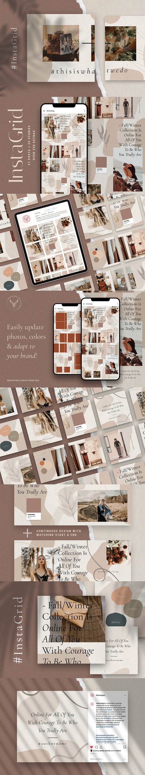 #InstaGrid 11 - Instagram Puzzle in Instagram Templates - product preview 11