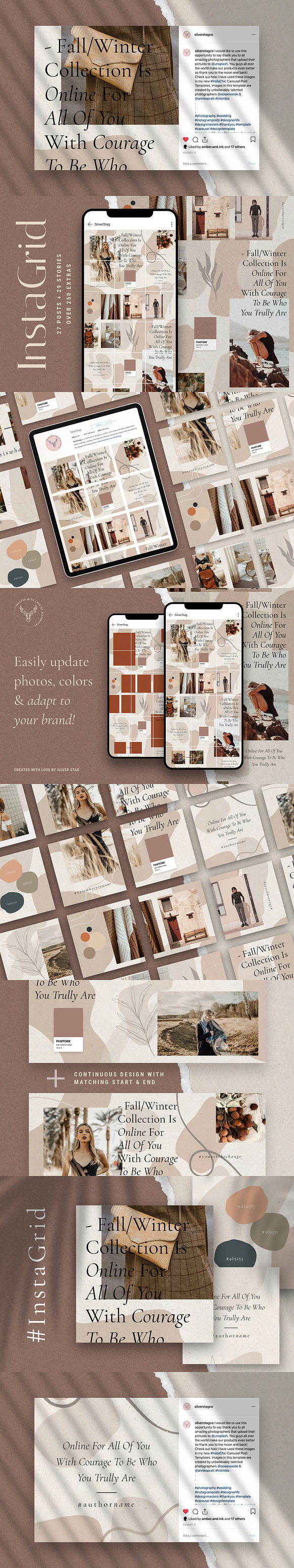 #InstaGrid 11 - Instagram Puzzle in Instagram Templates - product preview 12